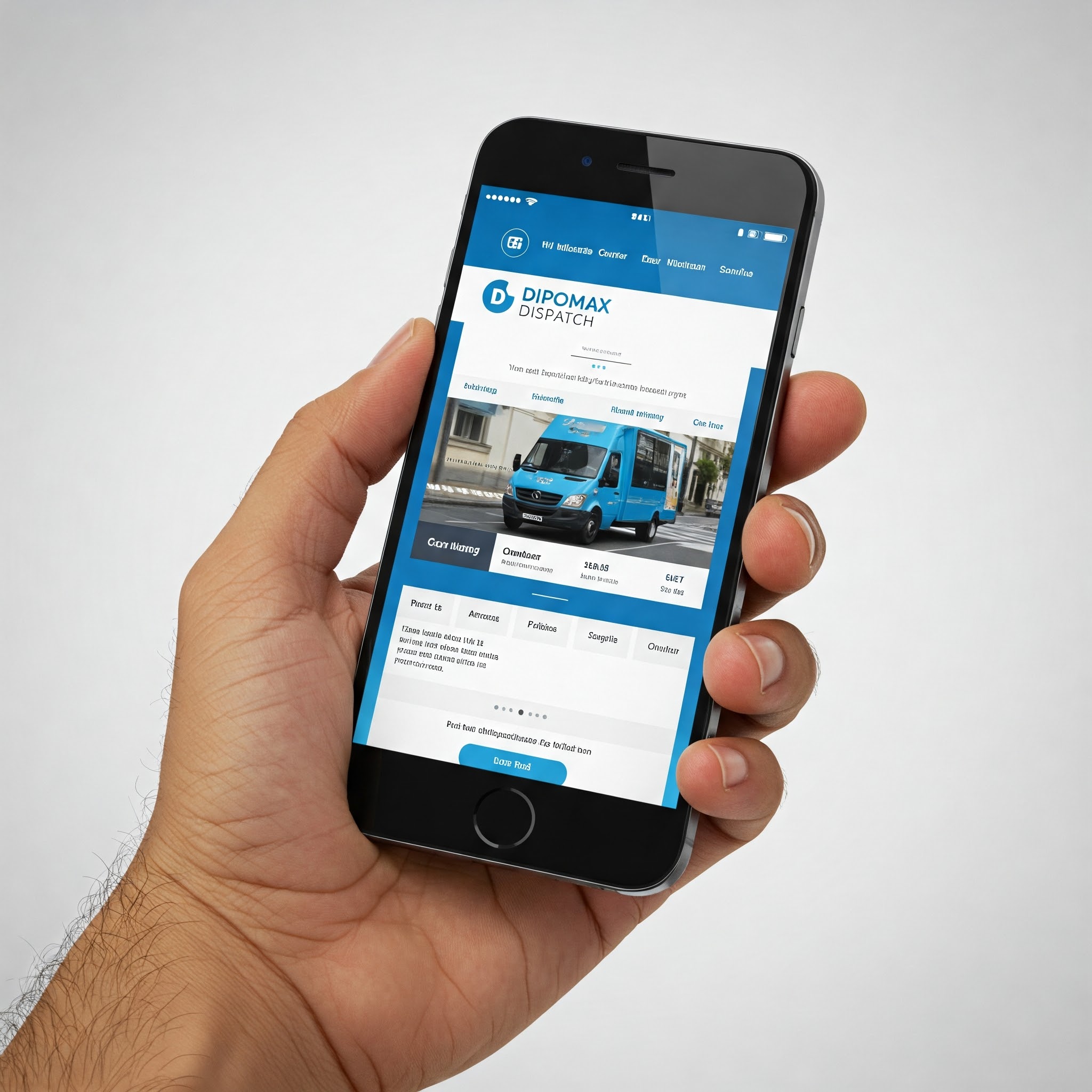 Mobile app interface